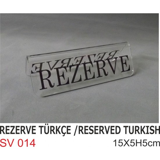 Rezerve Şeffaf