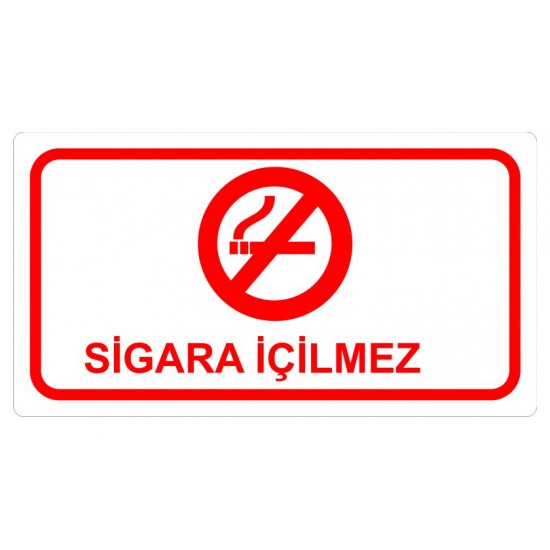 Yönlendirme Sigara İçilmez Yatay